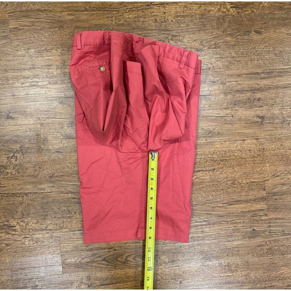 Peter Millar Pink Flat Front Active Casual Chino Golf Shorts‎ Bermuda Men's 32x9 - Picture 7 of 8
